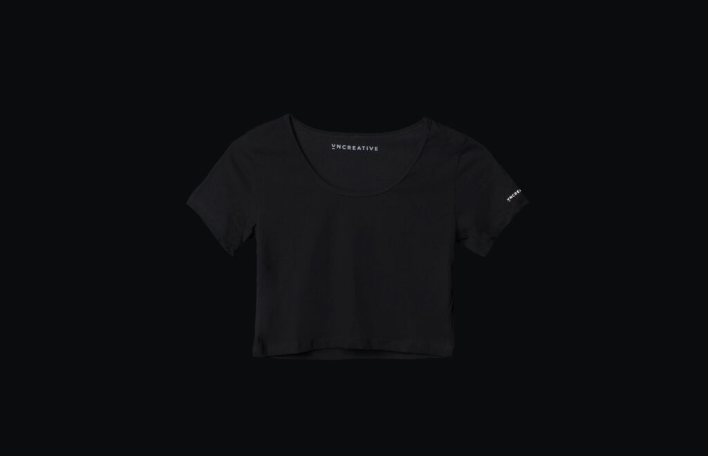 Uncreative Recycled Long Sleeve Crop