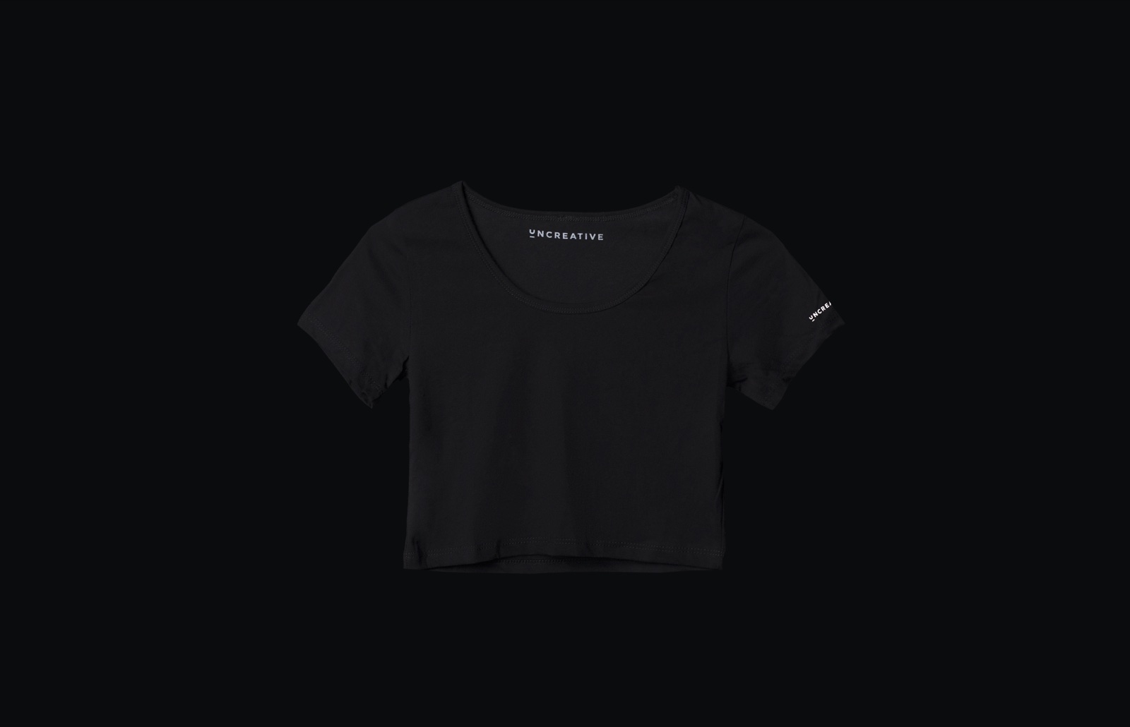 Uncreative Recycled Long Sleeve Crop