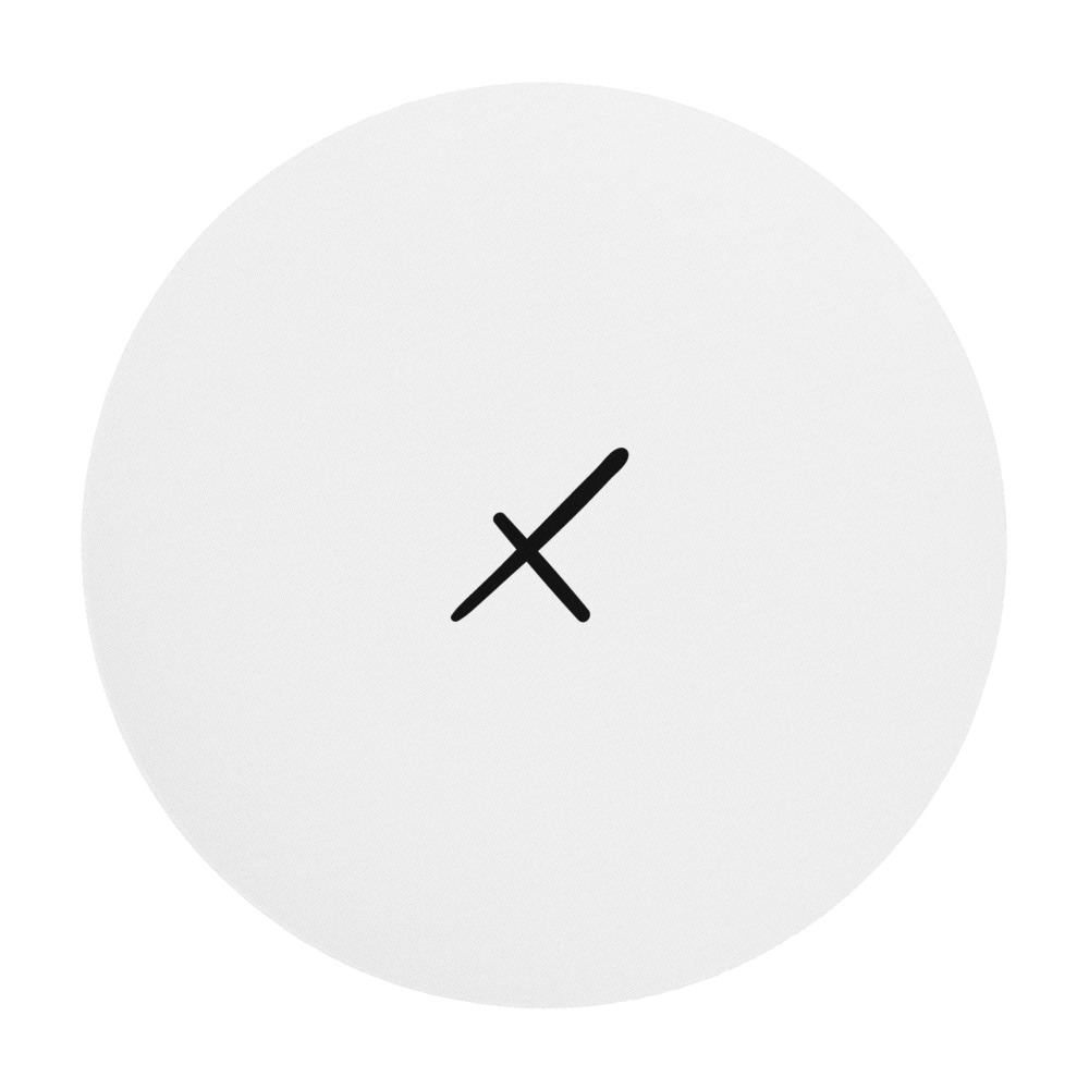 Uncreative Round Mouse Pad